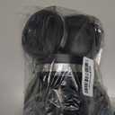 6 Pack 3 Inch Flexible PVC Pipe Cap with Stainless Steel Clamps - Black Durable End Caps for Drainage, Wastewater & Vent Pipes, Above/below Ground Use