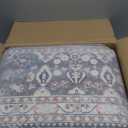 Washable Rug 8x10 Area Rugs for Living Room Bedroom Dining Room Home Office Floor Decor -Stain & Fade Resistant Non Slip Backing Carpet,Ultra-Thin Vintage Large Carpets (Camel/Beige,8'x10')