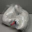 2 Pieces Swan Decoy Pond Bird Deterrent Decoration Goose Decoys Hunting Floating Decoys Garden Pond Decoration for Fields or Float on The Water Pool, Garden and Patio Accessories (White)