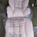 Efomao Big and Tall Office Chair 400LBS, Heavy Duty Executive Office Chair with Foot Rest, Home Office Desk Chairs, Pink Big Tall Computer Chair