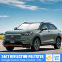 Foldable Sun Shade WODSTA Full Coverage Windshield Sunshade Compatible with Honda HRV 2023-2026 4-Layer Thickened Windows Visor 240T Polyester Windshield Sun Shade