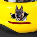 2PCS German Shepherd Dog Sticker 5.51"x4.72" Vinyl Car Waterproof Decal for Car Bumper, Notebook, Guitar, A Gift for Pet Lovers |#B0138