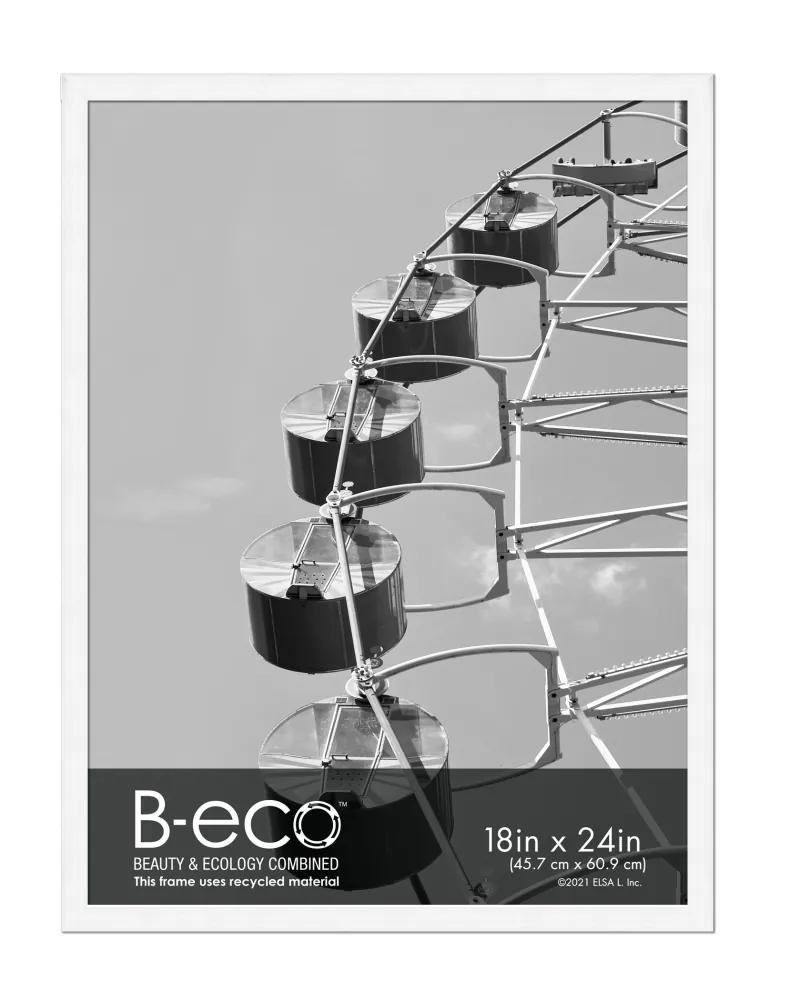 Elsa L Modern Flat Poster Frame - White, 18 x 24 in