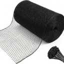 50 x 50 FT Bird Netting,1" Mesh Garden Netting, 100PCS Zip Ties