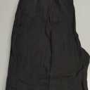 LOMON Linen Pants Women Wide Leg Palazzo Summer Flowy Pants Beach Vacation Clothes Elastic Waist Travel Trousers with Pockets XL