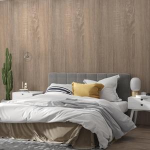 JSEVEM 24"×354" Light Brown Wood Grain Wallpaper Peel and Stick Wooden Contact Paper Waterproof Thick Vinyl Wrap Self-Adhesive Textured Stickers for Countertops Bedroom Kitchen