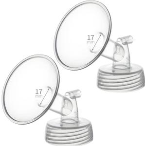 17mm Flanges Compatible with Spectra S2 S1 9 Plus Ameda MYA Motif Luna Breastpumps Replacement to Pump Parts Flange. Compatible with Spectra Parts/Accessories