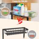 UMDONX Under Sink Organizer 2-Pack Adjustable Bathroom Under Sink Pull-Out Organizer with 5 Adjustable Heights for Kitchen, Bathroom & Laundry Storage