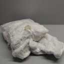 Cozy Bliss Faux Fur Throw Blanket for Couch, Fuzzy Soft Plush Thick Bubble Blanket for Sofa Bedroom Living Room, 50 * 60 Inches Cream White