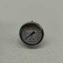 Glycerin Filled Low Pressure Gauge 60psi/4bar, Stainless Steel case, Brass Inside Construction, 2-1/2" dial, 1/4" NPT Back Connection