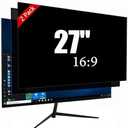 Ceydebne 27 Inch Privacy Screen for Monitor with 16:9 Widescreen Monitor Blue Light Screen Protector - Anti-Glare - Anti-Scratch Protector Film for Data Confidentiality Privacy Shield [2 Pack]