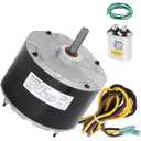 Condenser Fan Motor for Carrier Condensor Electric Motor 5KCP39BGS069S, HC33GE233A, genteq 3S001, Dayton 6DLL7, fasco G3907, GE3907 etc 1/10 HP 1100 RPM 208-230V with Capacitor