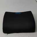 Everlasting Comfort Lumbar Support Pillow for Office Chair - Memory Foam Back Cushion for Chair, Car, Couch - Lumbar Pillow Promotes Better Posture, Back Pain Relief - Ideal for Gaming and Desk Chairs