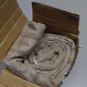 MIULEE Pack of 2 Decorative Outdoor Solid Waterproof Throw Pillow Covers Faux Linen Garden Farmhouse Cushion Cases for Patio Tent Balcony Couch Sofa 20x20 Inch Taupe Grey