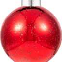 XmasExp 8in Large Christmas Ornaments Christmas Ball Ornaments Giant Tree Decoration Shatterproof Decorative Hanging Balls for Holiday Party Decor(Red, 1pcs)