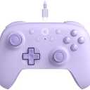 8Bitdo Ultimate 2C Wired Controller for Windows PC and Android, with 1000Hz Polling Rate, Hall Effect Joysticks and Hall Triggers, and Remappable L4/R4 Bumpers (Purple)