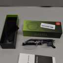 AI Translation Glasses, Bluetooth Eyeglasses with Real-Time Translator for 164 Languages, Photochromic Spring Hinge Bluetooth Glasses with Speakers, Rimless Smart Glasses for Travel/Work/Study(Gold)