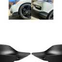 ECOTRIC Front Bumper Spoiler Lip Splitter Underbody Compatible with 2016-2017 Accord 4 Door Pair