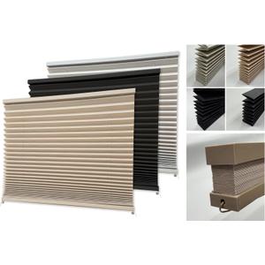 RV Window Shades, Blinds, 32'' W X 24'' H, Privacy Shades for motorhomes- Easy Installation, UV Protection, Light Blocking for Camper Vans, dim Out Black Fabric (Cappuccino, 32 * 24)