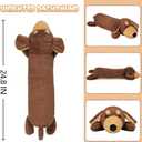 4lbs Weighted Dachshund Dog Stuffed Animal, 24 Inch Dachshund Plush, for Birthday Kids Dachshund Gift Party Decors Birthday Christmas