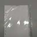 A5 Binder Dividers,12 Tab Transparent Binder Index Dividers, 6 Holes Plastic Clear Binder Dividers with Tabs Loose Leaf Page Tab Dividers (12)