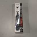 Ear and Nose Hair Trimmer Clipper - 2025 Professional Painless Eyebrow & Facial Hair Trimmer for Men Women, Battery-Operated Trimmer with IPX7 Waterproof, Dual Edge Blades for Easy Cleansing Black