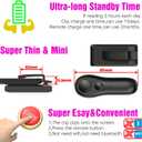 SK SYUKUYU RF Remote Control Page Turner for Kindle Reading Ipad Surface Comics, iPhone Android Tablets Reading Novels Taking Photos(Black)