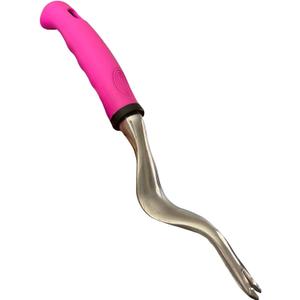 GARDEN GURU Pink Hand Weeder Tool with Ergonomic Handle - Weed Puller for Planting, Weeding, Flower and Vegetable Care in Lawn Garden Yard | Rust Resistant