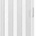 48" W Premium Foldable Accordion Doors, Double Walled Heavy Duty Folding Doors for Interior, Privacy Room Divider, White Oak