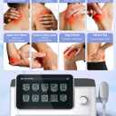 2026 Upgraded Shockwave Therapy Machine, Non-Invasive Extracorporeal ESWT Shockwave Therapy with 8 Heads for Pain Relief, Muscle, Joint & Tissue Regeneration, 10 bar & 10 Modes for Home & Institution