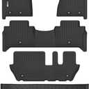 Floor Mats & Cargo Liner for All-New 2025 2026 Nissan Armada 8 Passenger,1st & 2nd & 3rd Row with Trunk mat,TPE All Weather Protection Slush