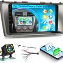 [2+32G] Android 13 Car Radio for Toyota Camry 2007 2008 2009 2010 2011 with Carplay and Android Auto, 9 inch Touchscreen Stereo with Backup Camera and Microphone