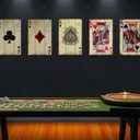 Vintage Poker Wall Decor Metal Sign Retro tin Sign Wall Decorative Signs for Man Cave Home Cafe Pub bar Shop 12x8 Inch Spades Queen