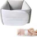 Lumbar Support Pillow for Sleeping Adjustable Waist Cushion for Lower Back Gap Breathable Ice-Silk Memory Foam for Side & Back Sleepers, Bed & Sofa Rest, Large