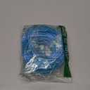 MECCANIXITY 4mm 16Yards Hollow Pipe Rubber Cords, Elastic Silicone Tube Cord Barber Cord for Knitting Jewelry Making DIY Crafts Stitch Holders, Dark Blue