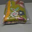 Fall Throw Blanket, 100% Cotton Soft Rustic Boho Throw Blanket for Bed, 50"x60" Farmhouse Decor Bed Flower Blankets, Light Weight Reversible Bohemian Throw Quilt