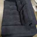 MAXYOYO Convertible Sofa Bed, Pull Out Loveseat Sleeper Sofa, 2 in 1 Folding Couch Bed, Fold Out Floor Couch with Pillows for Living Room Bedroom Lounge, Black, Size: 55" Tri-fold Loveseat