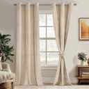 JIUZHEN Dark Grey Velvet Curtains 84 inches Blackout Curtains for Living Room - Privacy Protect Room Darkening Grommet Thick Velvet Window Drapes for Bedroom, Set of 2 with Tiebacks, 52W x 84L