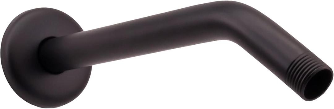 Westbrass 1/2" IPS x 10" Shower Arm with Sure Grip Flange, Oil Rubbed Bronze, D302-1-12