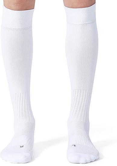 CS CELERSPORT 2 Pack Soccer Softball Baseball Socks for Youth Kids Adult Multi-Sport Compression Socks, L