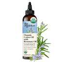Sky Organics USDA Organic Castor Oil with Rosemary Oil, Strengthening Oil, Pure Potent Blend, Hexane Free, Invigorates Scalp, Supports Stronger, Fuller-Looking Hair, DIY ebook included