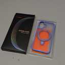 TORRAS Magnetic for iPhone 16 Case with Stand, Built-in Stand Compatible with MagSafe, 3X Military-Grade Protection, Translucent Slim Phone Case for iPhone 16 6.1'', Matte Blue