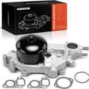 A-Premium Engine Water Pump W/Gasket Compatible with Chevy, Pontiac & Avanti - Camaro 98-02, Corvette 97-04, Firebird 98-02, GTO 04-06, II 01-04, 5.7L 6.0L, GMC LS1/LS6, Replace for# 19195105