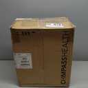 Carex Health Brands Hinged Elongated Toilet Seat Riser, Adds 3.5 Inches of Height to Toilet, 300 Pound Weight Capacity, Raised Toilet Seat, White (FGB32100 0000)