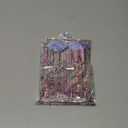 Unicorn Fan Makeup Brush Set,Crystal Sparkles Blue Blush Powder Fan Lip Eye Shadow Eyebrow Eye Blender Brush in Set