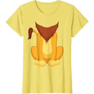 Lion Shirt Adult Men Women Kids Lion Costume T-Shirt Medium