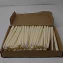 Treela 72 Pcs Flameless LED Taper Candles Battery Operated Candles Bulk 11 Inch Flickering Fake Candlesticks with Warm Light for Church Wedding Party, Battery Not Included (Ivory)