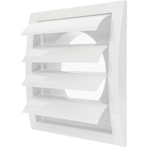 Repa Market ABS Plastic White 5 Inch Dryer Vent Cover Outside, 5 Inch Exhaust Vent Cover with Flaps and Mesh Screen for Walls or Ducting, Outside Vent Covers for House, Kitchen, Exterior Wall Vent