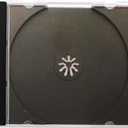 Standard Black CD Jewel Case - Premium, 50 Pack