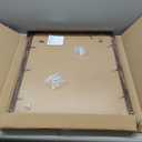 16x20 Poster Frame Set of 2, 16 x 20 Wood Picture Frames with Mat for 11x14, Wooden Photo Frame with Tempered Glass Cover for Wall Mounting Display, Rustic Brown